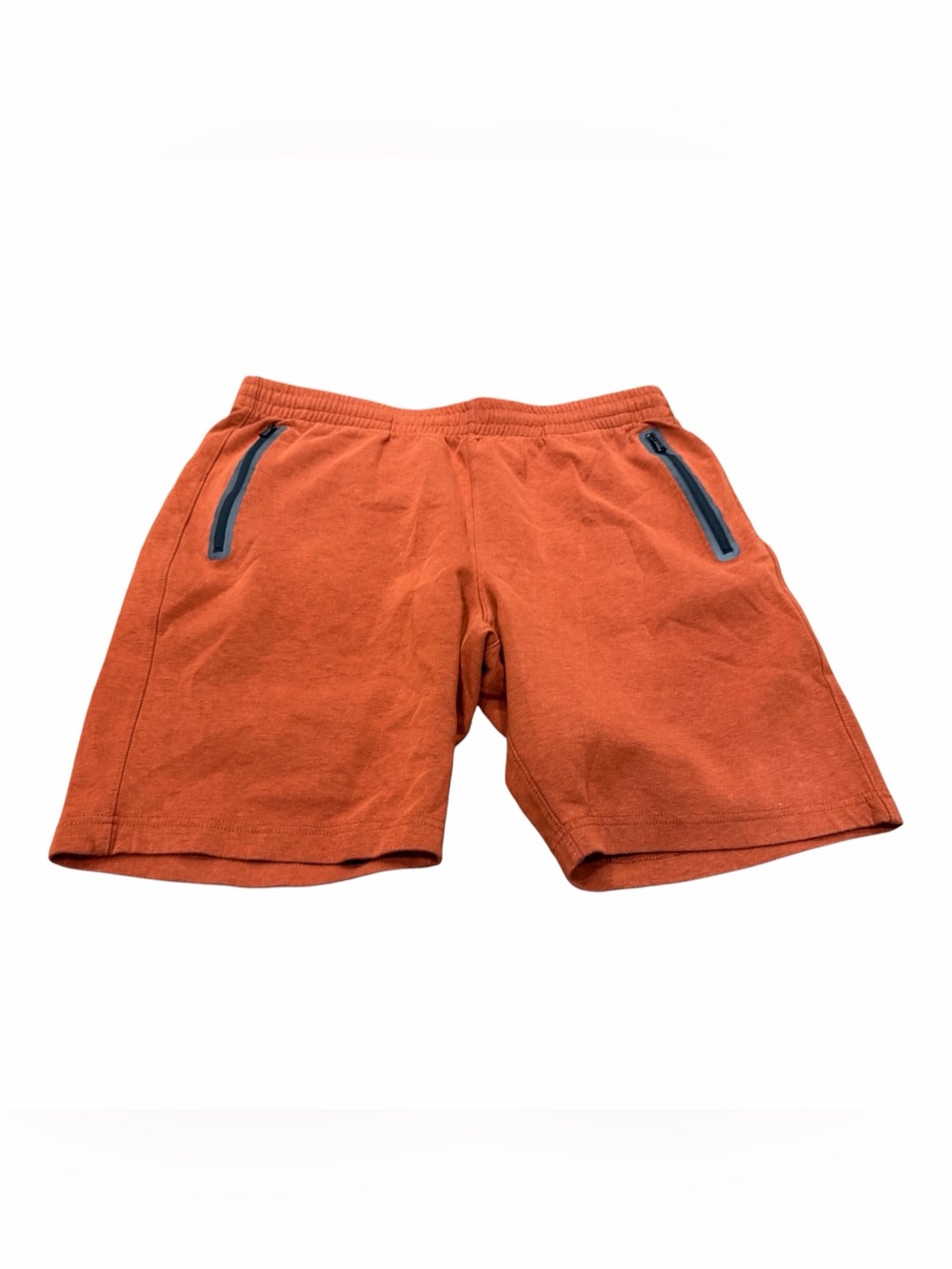 Old Navy Men’s Dynamic Fleece Active Shorts, Size Large, Dark Orange, Pockets